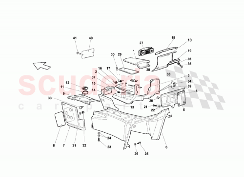 Part Diagram for Lamborghini 418864263D