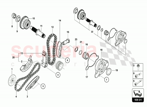 Part Diagram for Lamborghini 07M103070A