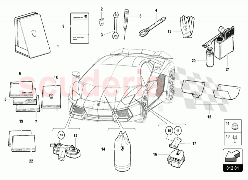 Part Diagram for Lamborghini 470012038J