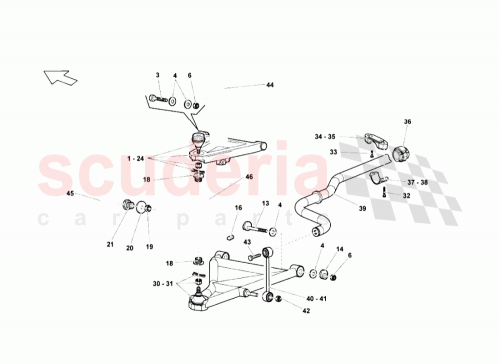Part Diagram for Lamborghini 410411317A