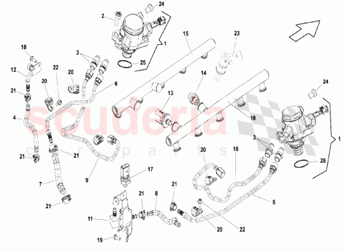 Part Diagram for Lamborghini 400198037