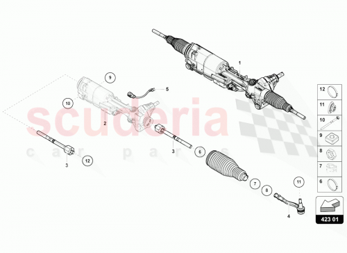 Part Diagram for Lamborghini 4M0423810C