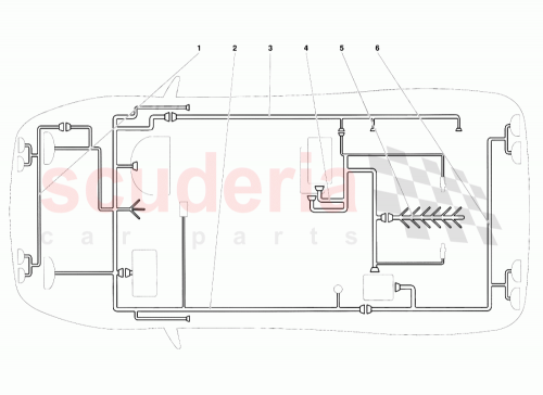 Part Diagram for Lamborghini 006135626