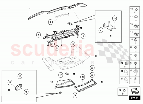 Part Diagram for Lamborghini 8E0837453