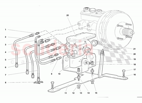 Part Diagram for Lamborghini 0032001504