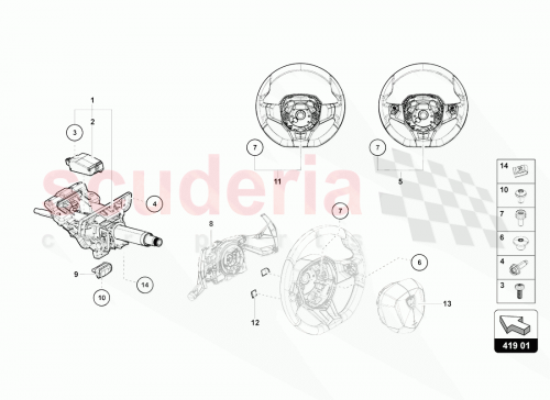 Part Diagram for Lamborghini 470419091EE