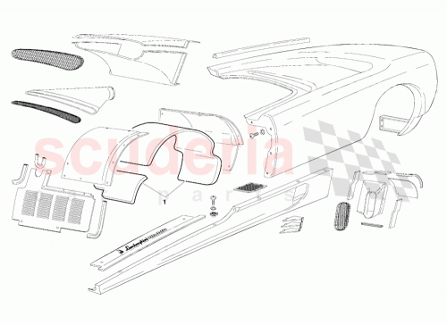 Part Diagram for Lamborghini 009455490