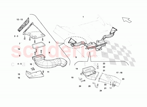Part Diagram for Lamborghini 407133193