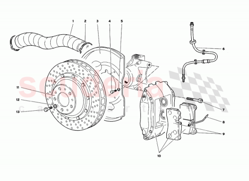 Part Diagram for Lamborghini 0031001180