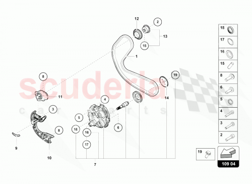 Part Diagram for Lamborghini N0124161