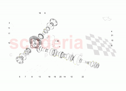 Part Diagram for Lamborghini N91094401