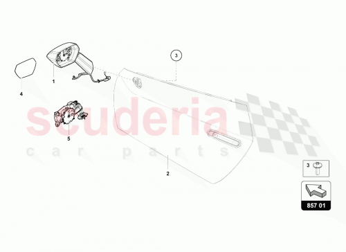 Part Diagram for Lamborghini 4T0857522G