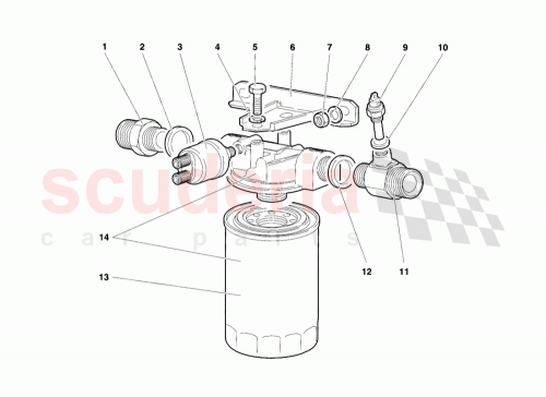 Part Diagram for Lamborghini 001534858