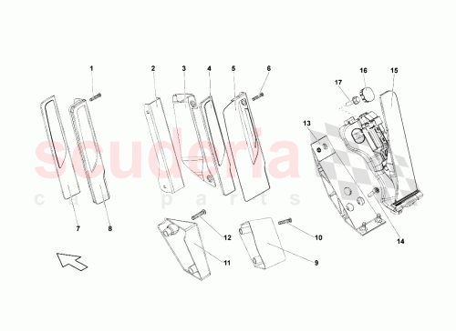 Part Diagram for Lamborghini 401864431C
