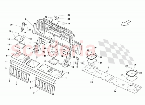 Part Diagram for Lamborghini 407803581