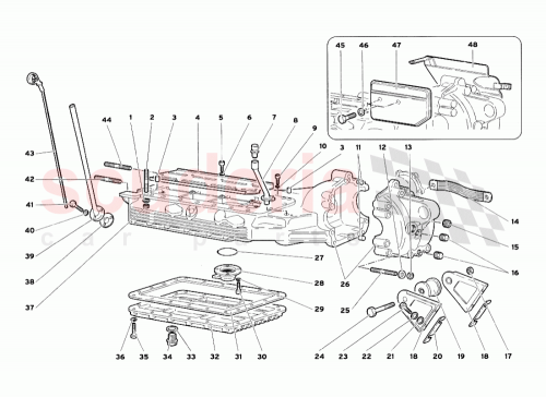 Part Diagram for Lamborghini 008609302