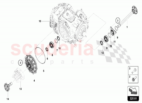 Part Diagram for Lamborghini 016409399B