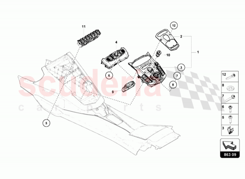 Part Diagram for Lamborghini 470905217A