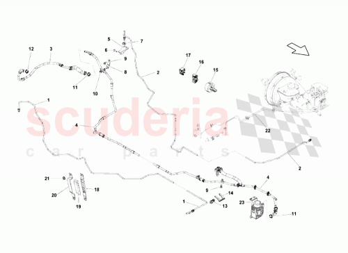 Part Diagram for Lamborghini 407611791