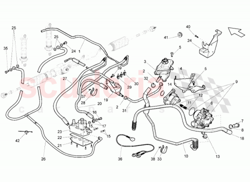 Part Diagram for Lamborghini 407422890