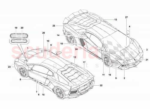 Part Diagram for Lamborghini 471010503