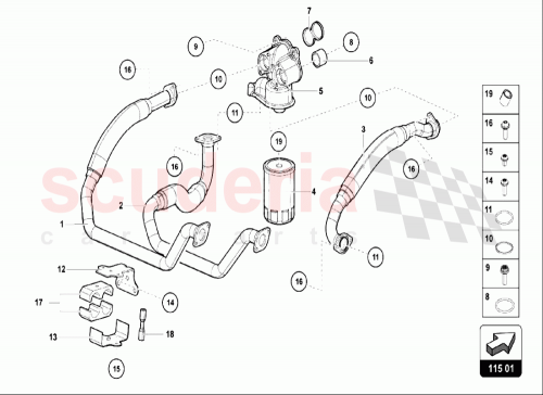 Part Diagram for Lamborghini 07M115250