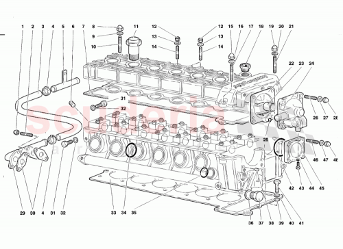 Part Diagram for Lamborghini 0011000988