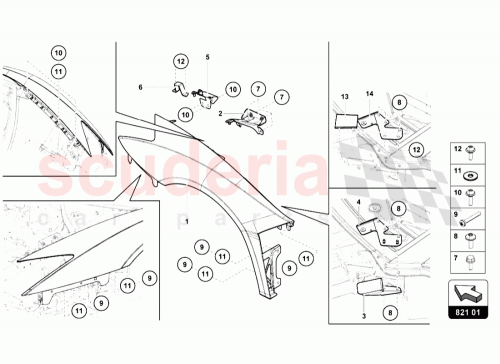 Part Diagram for Lamborghini 470810437B