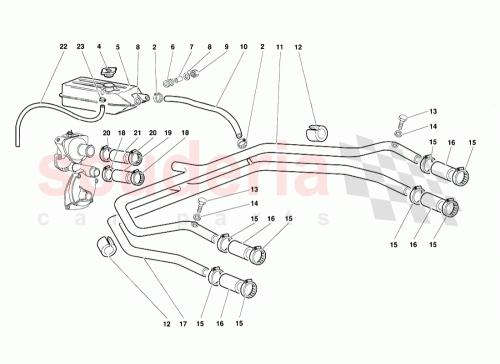 Part Diagram for Lamborghini 001731297