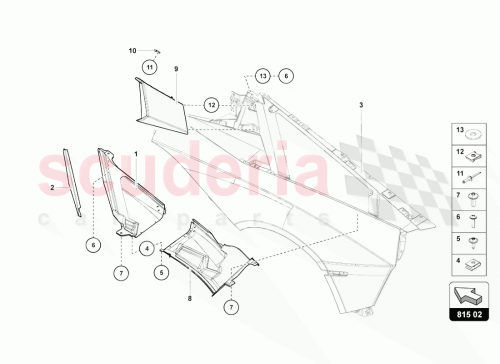 Part Diagram for Lamborghini 470122193F