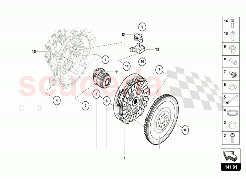 Part Diagram for Lamborghini 07M105269D