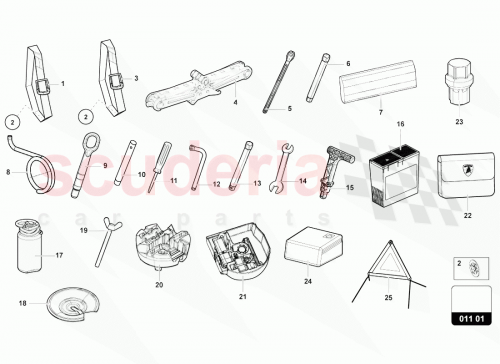 Part Diagram for Lamborghini 8N0012219
