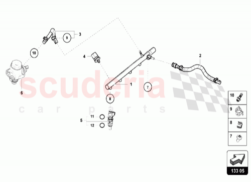 Part Diagram for Lamborghini N90986501
