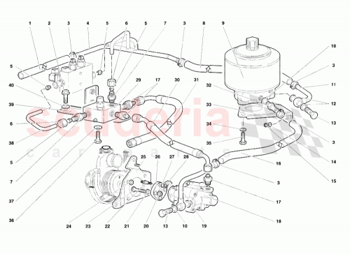 Part Diagram for Lamborghini 005134584