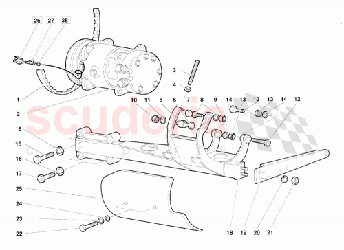 Part Diagram for Lamborghini 008101022