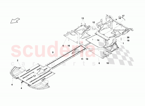 Part Diagram for Lamborghini 420825201B