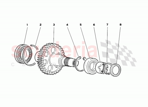 Part Diagram for Lamborghini 002437437