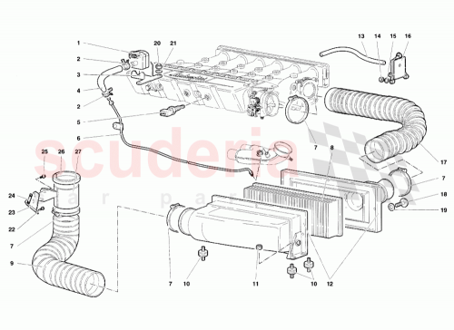 Part Diagram for Lamborghini 0013001215