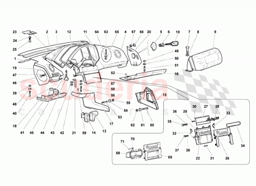 Part Diagram for Lamborghini 413854689A