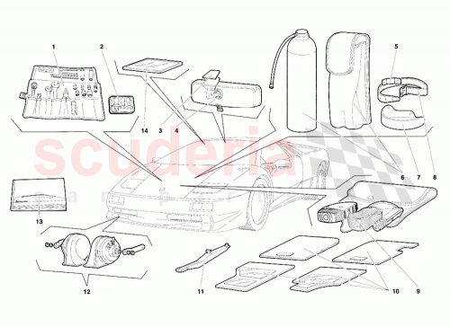 Part Diagram for Lamborghini 004832010