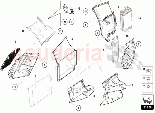 Part Diagram for Lamborghini 470825259F