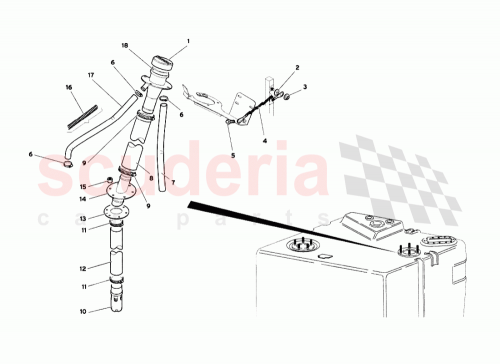 Part Diagram for Lamborghini 001638239