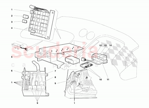 Part Diagram for Lamborghini 001626192