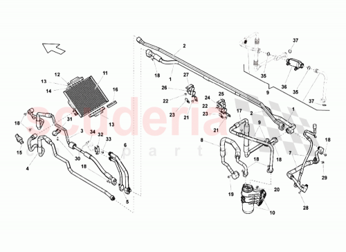Part Diagram for Lamborghini 400260740C