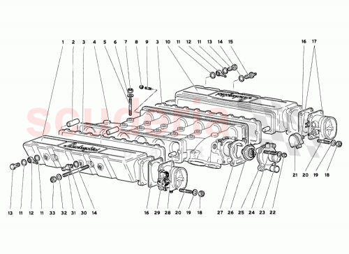 Part Diagram for Lamborghini 0013006612