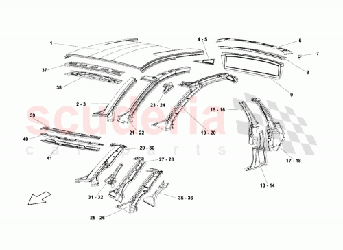 Part Diagram for Lamborghini 410867358