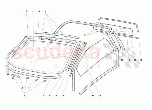 Part Diagram for Lamborghini 009915105