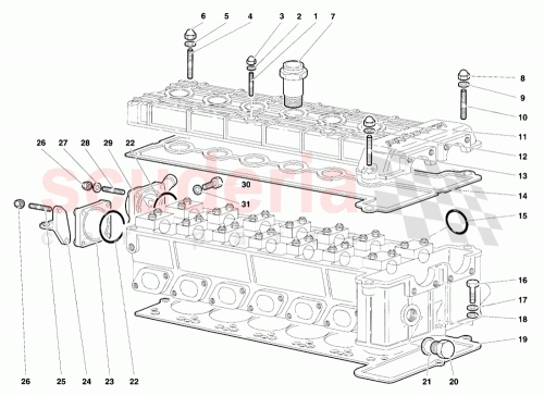 Part Diagram for Lamborghini 001535287
