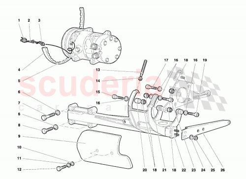 Part Diagram for Lamborghini 008701017