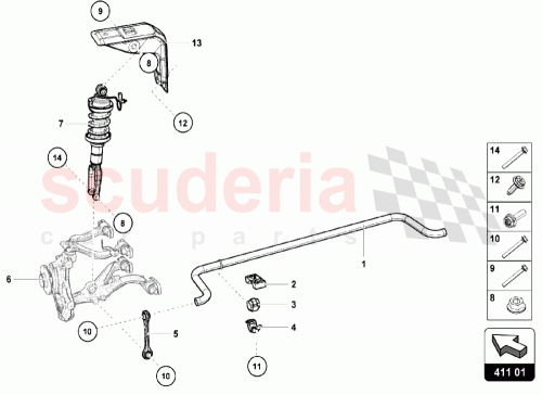 Part Diagram for Lamborghini N10736901